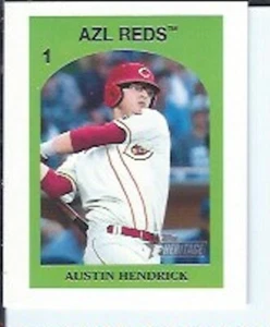 Austin Hendrick 2021 Topps Heritage Minors Venezuelan Stamp - Picture 1 of 1