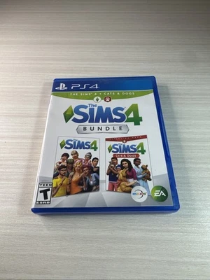 The Sims 4 and Cats & Dogs Bundle Collection (Sony PlayStation 4, 2018) PS4 - Image 1 of 2