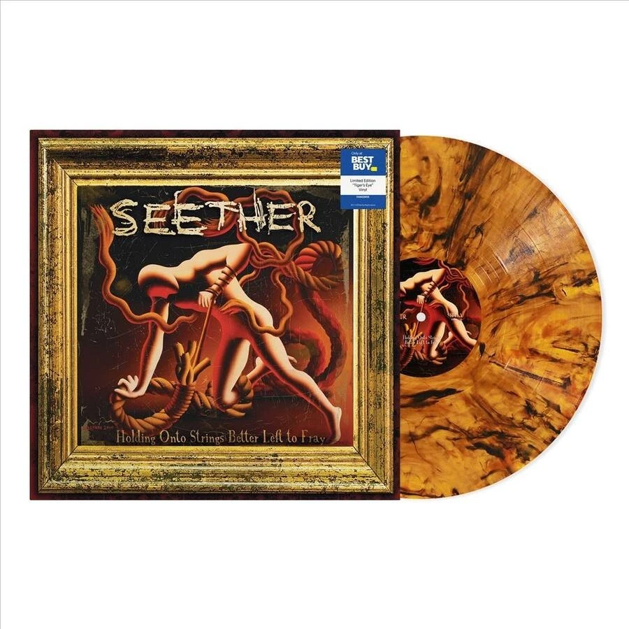 Seether - Holding Onto Strings Better Left To Fray - New 1 LP Tiger's Eye Vinyl  - Image 1 of 1