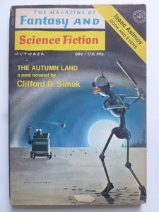 US Digest – MAGAZINE OF FANTASY AND SCIENCE FICTION Oct 1971 – Josephine Saxton - Picture 1 of 9