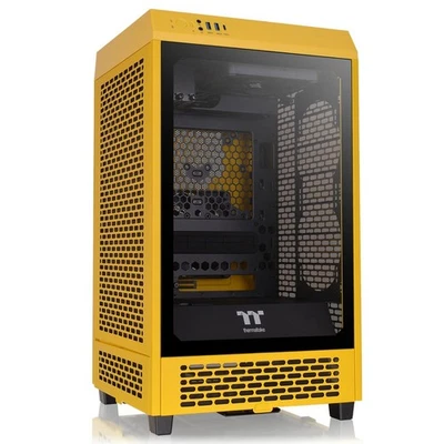 Estuche para computadora Thermaltake Tower 200 Mini-ITX; 2x140 mm ventiladores CT140 preinstalados; Foto 1 de 4