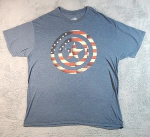 Camisa Marvel Avengers Assemble Capitán América Talla 2XL Pullover Azul NUEVA - Imagen 1 de 4