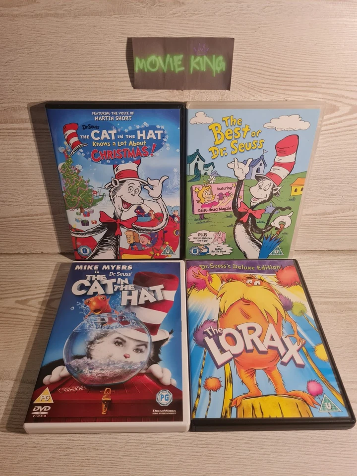 The Cat In The Hat & Lorax & Christmas (DVD X4) {Dr Seuss Bundle} [Reg 2] [UK]  - Image 1 of 4
