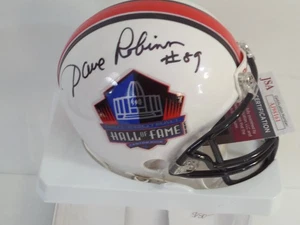 Dave Robinson Signed HOF mini helmet, JSA,  #89 - Picture 1 of 1