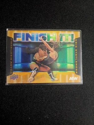 2025 AEW Upper Deck Willow Nightingale Kris Statlander Finish It! CASE HIT FI-2 - Image 1 of 3