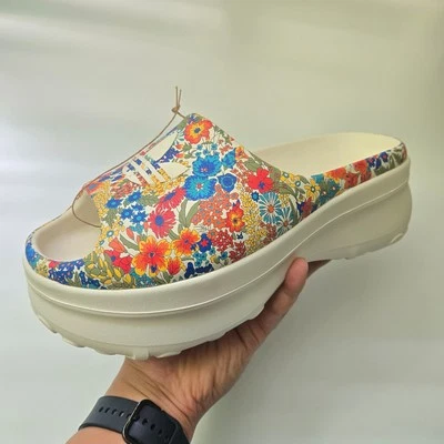 Adidas X Liberty London Adifom Stan Slides JI2765 Off White Talla 9 Nuevo Foto 1 de 4