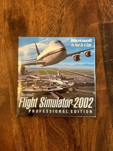 Microsoft Flight Simulator 2002 Professional Edition 3 Disc PC Game - Bild 1 von 3