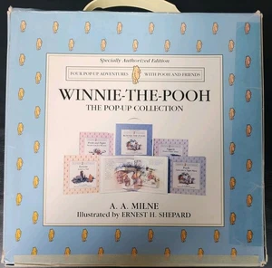 Winnie Puuh Pop Up Bücher Farbige Sammlung 1994 4er Set USA T4  - Bild 1 von 5
