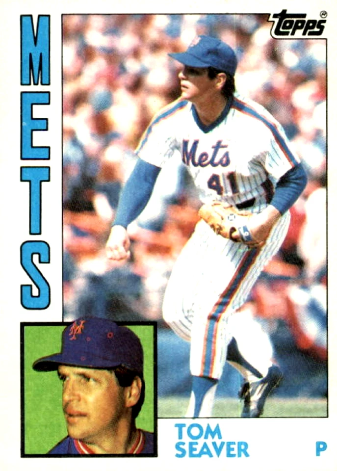 1984 Topps #740 Tom Seaver New York Mets HOF - Image 1 of 1