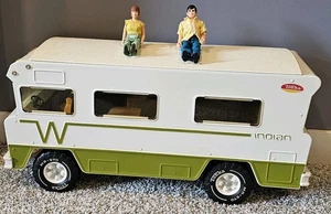 Vintage 1970s Tonka Indian Winnebago RV Camper With 2 People *READ* - Picture 1 of 24