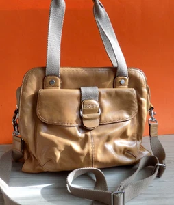 Bolso de Hombro BREE Vintage Grande Cuero Beige Auténtico Muy Buen Estado - Imagen 1 de 15