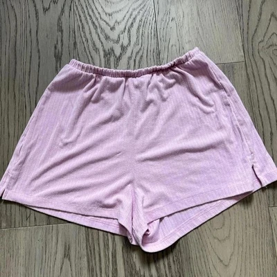 Pantalones cortos de pijama para mujer Abercrombie & Fitch púrpura rosado Foto 1 de 4