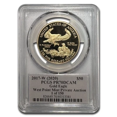 2017-W 1 oz American Gold Eagle PR-70 DCAM PCGS (WP, Cleveland) - Image 1 of 4