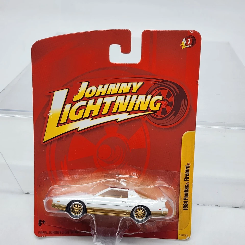 UH 2010 Johnny Lightning Forever 64 JL7 1984 Pontiac Firebird White Gold Sealed - Image 1 of 4