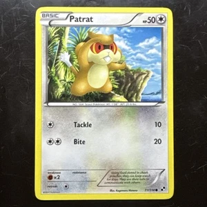 Patrat 77/114 - Black & White - Pokemon 2011 Common TCG Card - Picture 1 of 3