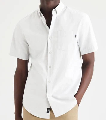 Dockers Men's Essential Button-Up Shirt Classic Fit White Size XL NWT - Image 1 of 4