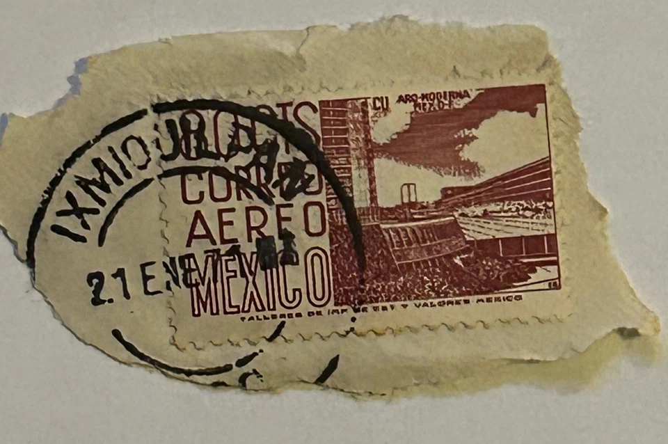 Sello Correro Aereo México 80 CTS. Años 60.  #S111 Foto 1 de 1