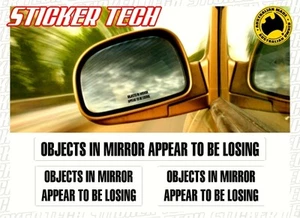 OBJECTS IN MIRROR ARE LOSING TO SUIT TOYOTA AE86 SUPRA AE82 TRD RX7 RX3 RX2 - Picture 1 of 1