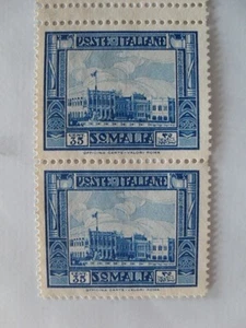 Italien Somalia Pittorica 1935/38 - 35 Cent. Paar gezackte Gummimalerei - Bild 1 von 1