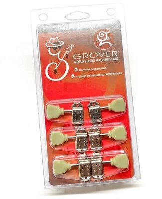 Grover Nickel Keystone Guitar Tuners for Vintage Gibson® Les Paul/SG/ES 133NK - Image 1 of 2