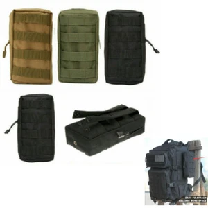Tactical Molle Pouch Waist Pack Belt Bag Military Hiking EDC Utility Tool Bag - Foto 1 di 14