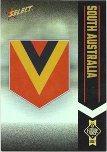 2017 Future Force Silver Rainbow Parallel (23) SOUTH AUSTRALIA Logo Card - Picture 1 of 1