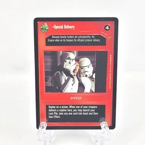 Star Wars CCG Cloud City Limited Black Border BB Dark Side DS Special Delivery - Picture 1 of 1