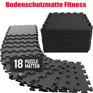 Bodenschutzmatte mit 30x30cm extra dicke Bodenmatten - Rutschfeste Schutzmatten - Bild 1 von 13
