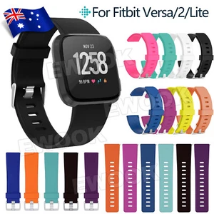 For Fitbit Versa Versa 2 Lite Replacement Band Bands Straps Wristband Silicone - Picture 1 of 12