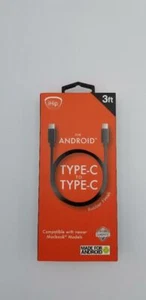 Cable de teléfono iHip tipo C a C para Android 3 ft nuevo en caja - Imagen 1 de 2