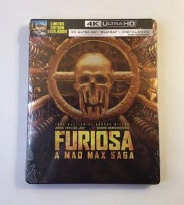 Furiosa: A Mad Max Saga 4K Steelbook ( 4K UHD, Blu-ray & Digital Code 2024 ) - Picture 1 of 2