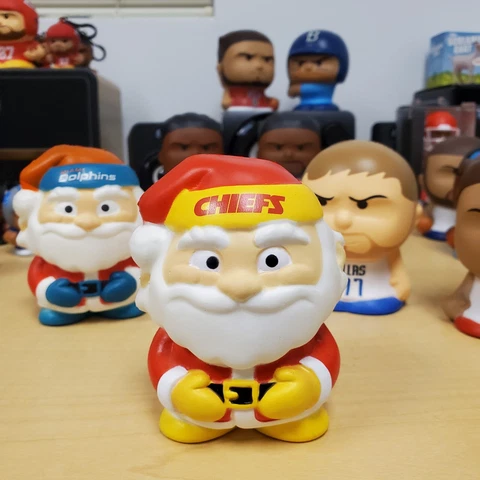 Kansas City Chiefs Santa NFL Jumbo Squeezy Mate - 2022 Cover