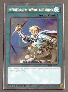 Yugioh - Refuerzo del Ejército, NKRT-EN026 - LP - Platino Raro Limitado 2014 - Imagen 1 de 7