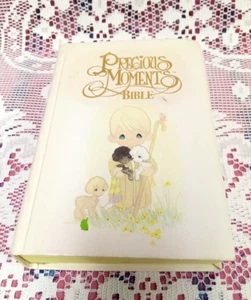 VTG 1987 PRECIOUS MOMENTS BIBLE Catholic Edition ILLUSTRATED Hard Cover 1270 - Picture 1 of 21
