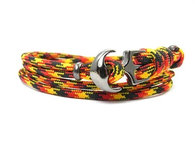 Paracord Anker Armband-Verstellbar-Maritimes Surfer Armband-German Pride - Bild 1 von 2