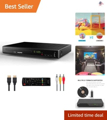 Premium Multi-functional Blu-Ray Player - Surround Sound, HDMI & AV, USB Input - Image 1 of 4
