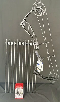 Arco compuesto Elite Terrain 70 lb negro diestro CBE Trek Sight paquete de flecha Altra nuevo Foto 1 de 4