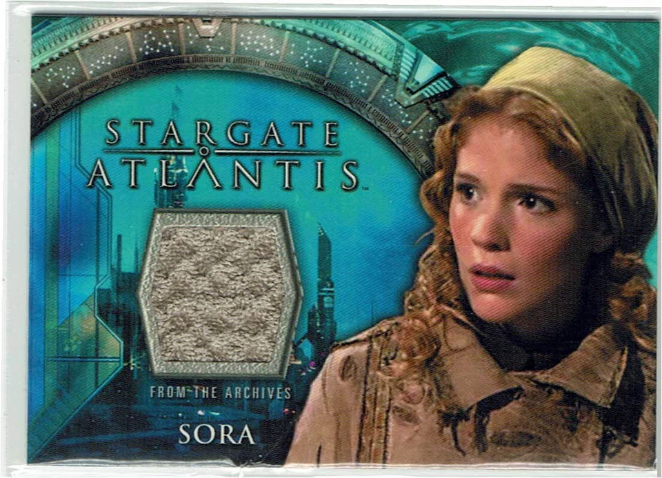 Stargate Atlantis Season 1 Costume Prop Relic Card Sora - Image 1 of 1