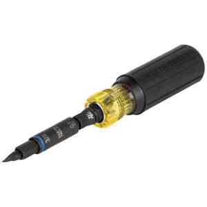 Klein Tools 32500HD 11-in-1 Multi-Bit Screwdriver/Nut Driver, Impact-Rated
