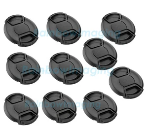 (10 Pcs) 62mm Snap-On Lens Cap for Canon Nikon Sony Pentax Fujifilm Lense - Picture 1 of 3