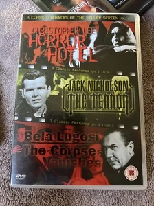 3 Classic Horrors Of The Silver Screen - Vol. 1 (DVD, 2004) Region Free Horror - Picture 1 of 2