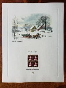 Scott 1800 Traditions of Christmas Commemorative Stamp Collector Panel - MNH - Bild 1 von 2