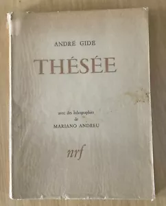 GIDE, Andre, Theseus. Original Lithographs by Mariano Andreu, NRF, 1947 - Picture 1 of 5
