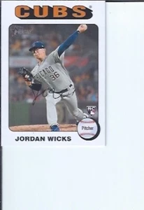 Jordan Wicks 2024 Topps Heritage RC White Border Parallel - Picture 1 of 1