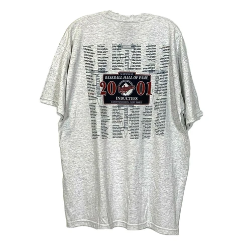 2001 Baseball Hall of Fame Induction XL T-Shirt MLB Kirby Puckett Vintage Tee Cover