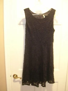 You Are Not Alone Cocktail Dress Black Lace with Black Lining Size Small - Picture 1 of 2