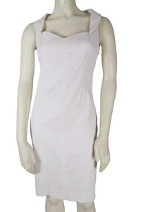 D&G Dolce & Gabbana White Sleeveless Pencil Dress Size 26/40 - Picture 1 of 8