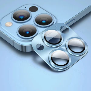 Metal Camera Lens Tempered Glass Film For iPhone 13 12 11 Pro Max Protect Cover - Picture 1 of 20