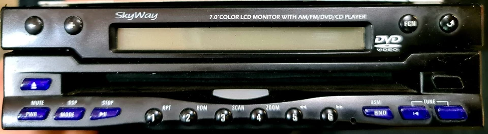 Autoradio Skyway Gm-3500 1 DIN monitor estraibile Funzionante  - Immagine 1 di 4