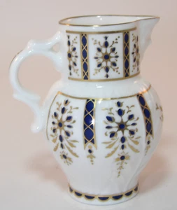Brocca testa maschera Royal Worcester 3,5" Flight Gold 250° anniversario ottima - Foto 1 di 5